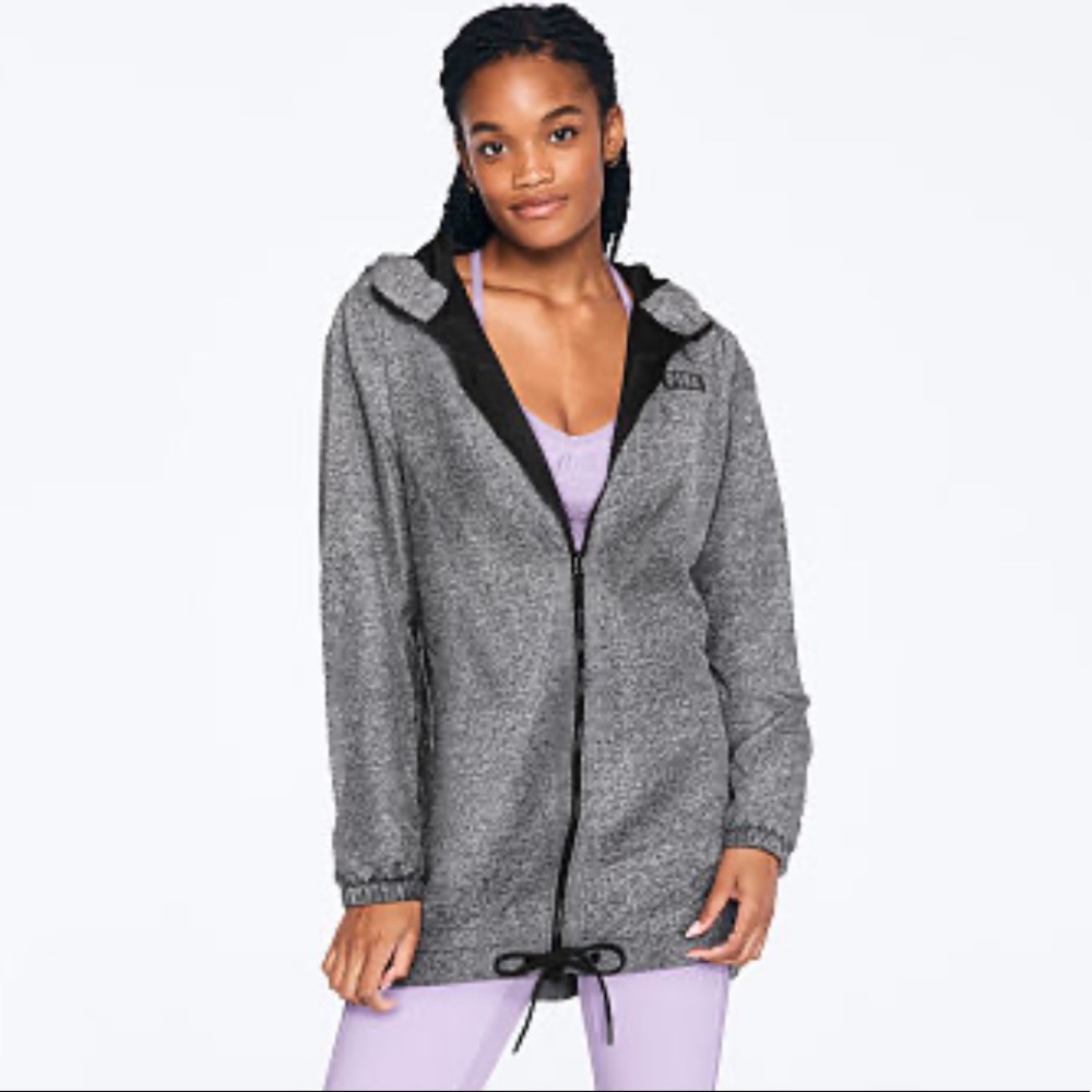 Victoria Secret Long Full-Zip Anorak